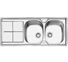 سینک توکار ایلیا استیل مدل 2041 